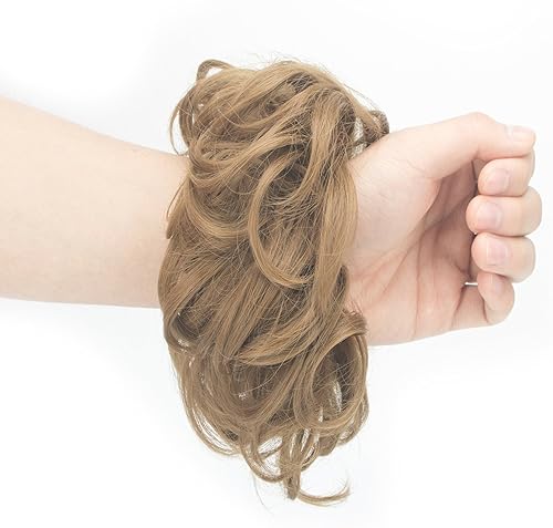 Miniatura 22 de Messy Hair Bun Extensions Chignons Hair Hair Scrunchie Scrunchy Updo Hairpiece