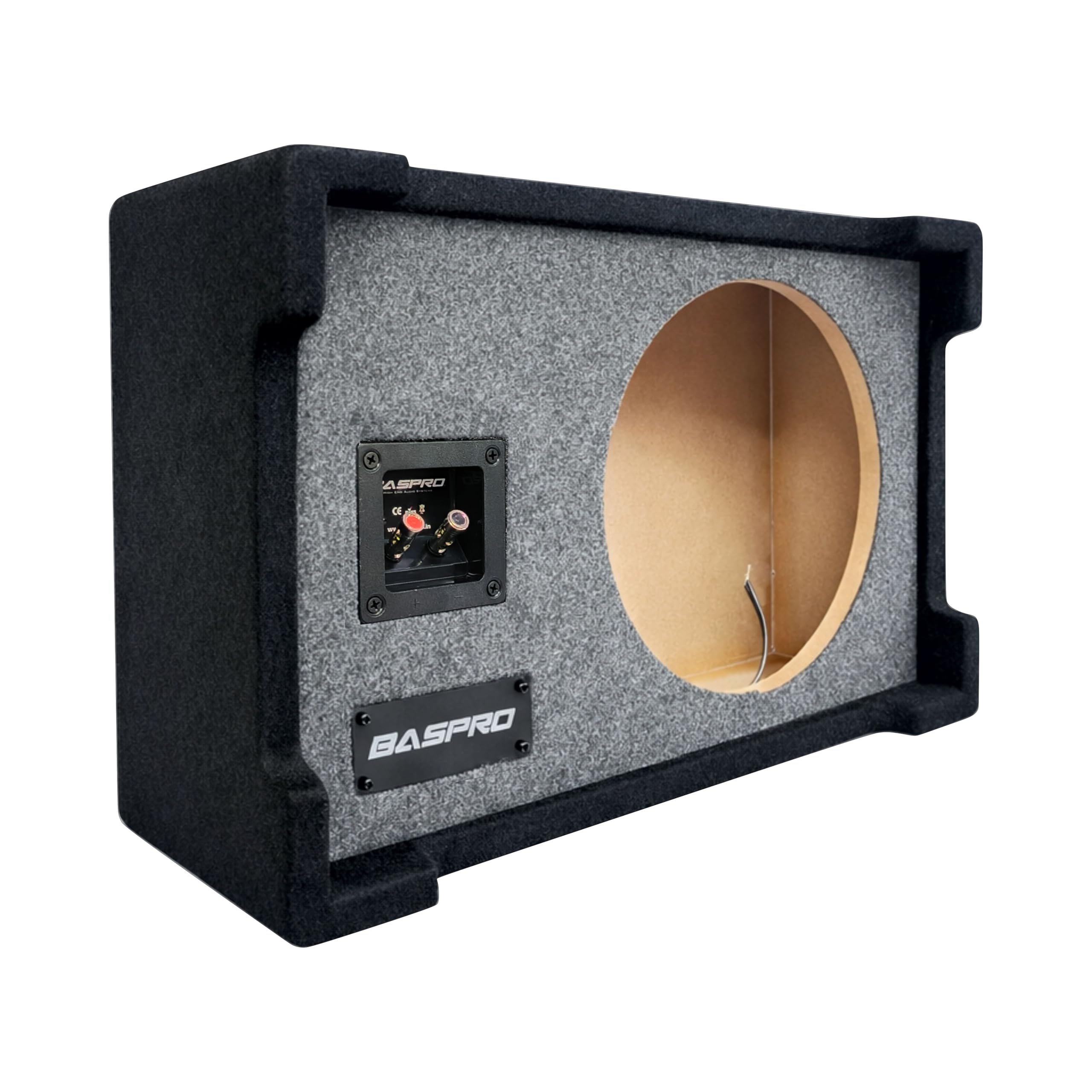BASPRO | Punch Master PM-12DF Universal Down-Fire Enclosure Box for 12 inch Multi- Brand Subwoofers with Power Range 200W ~ 400W RMS-image-6