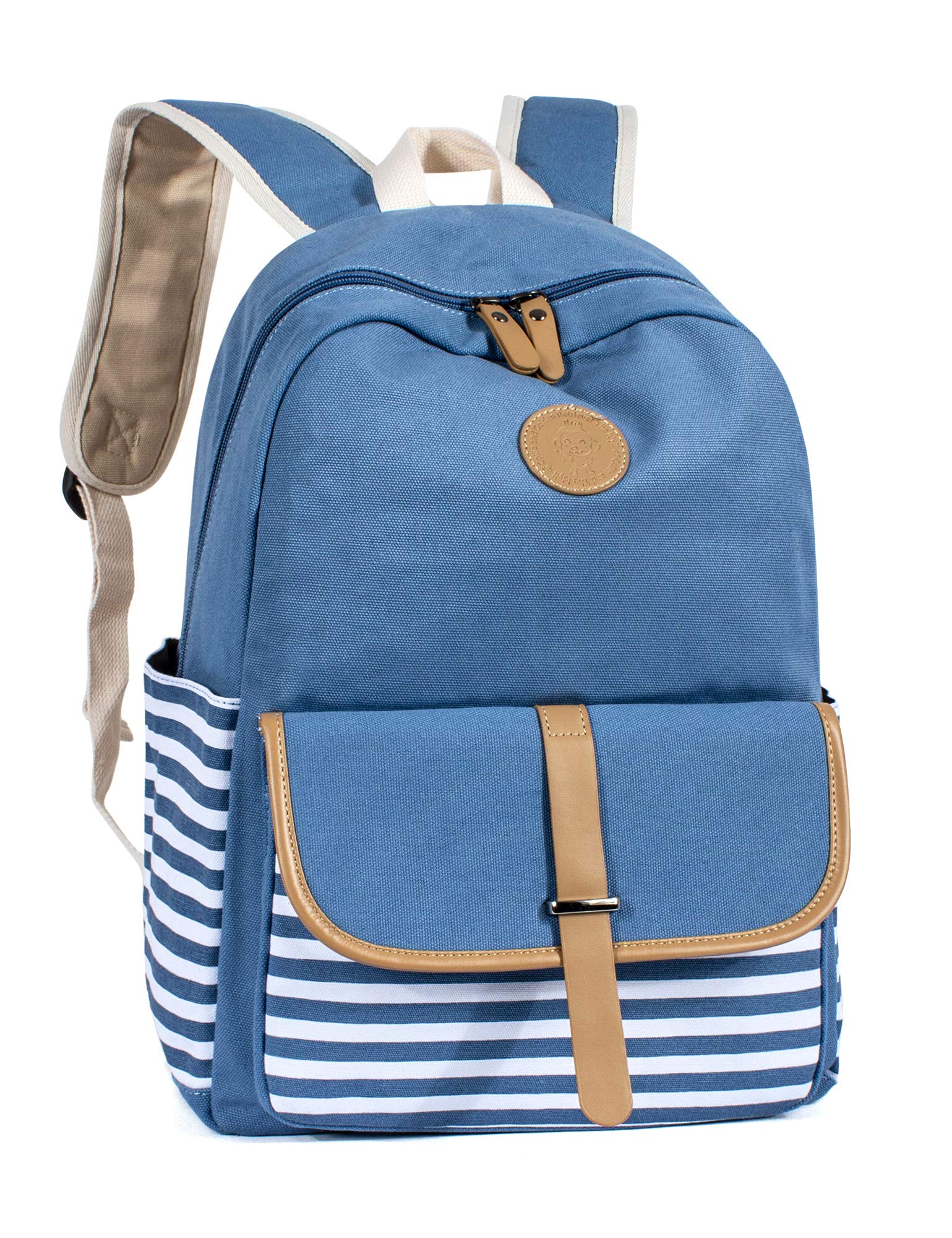 canvas school backpack
