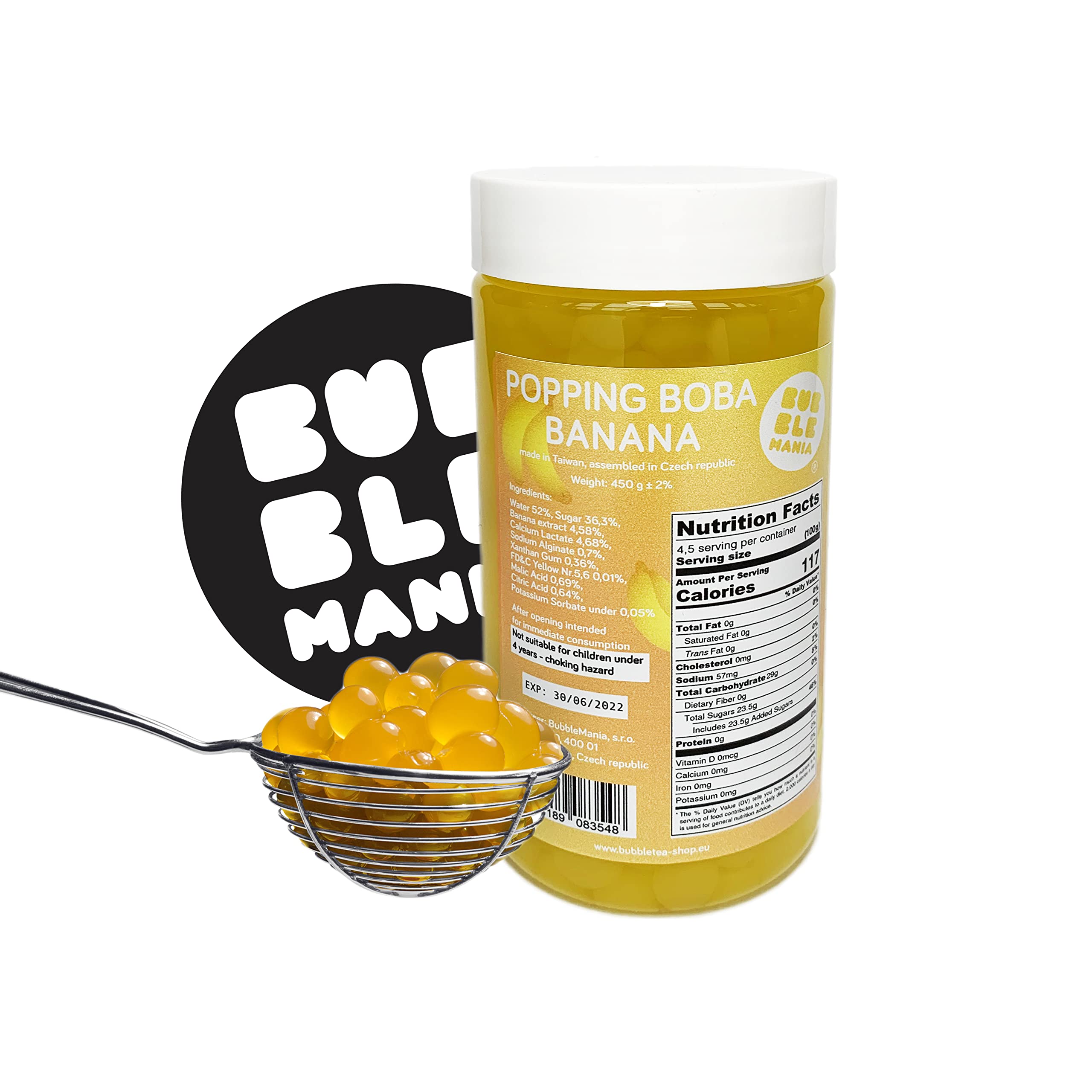 Buy Popping Boba Fruit Pearls for Bubble Tea Fruit Bursting Tapioca