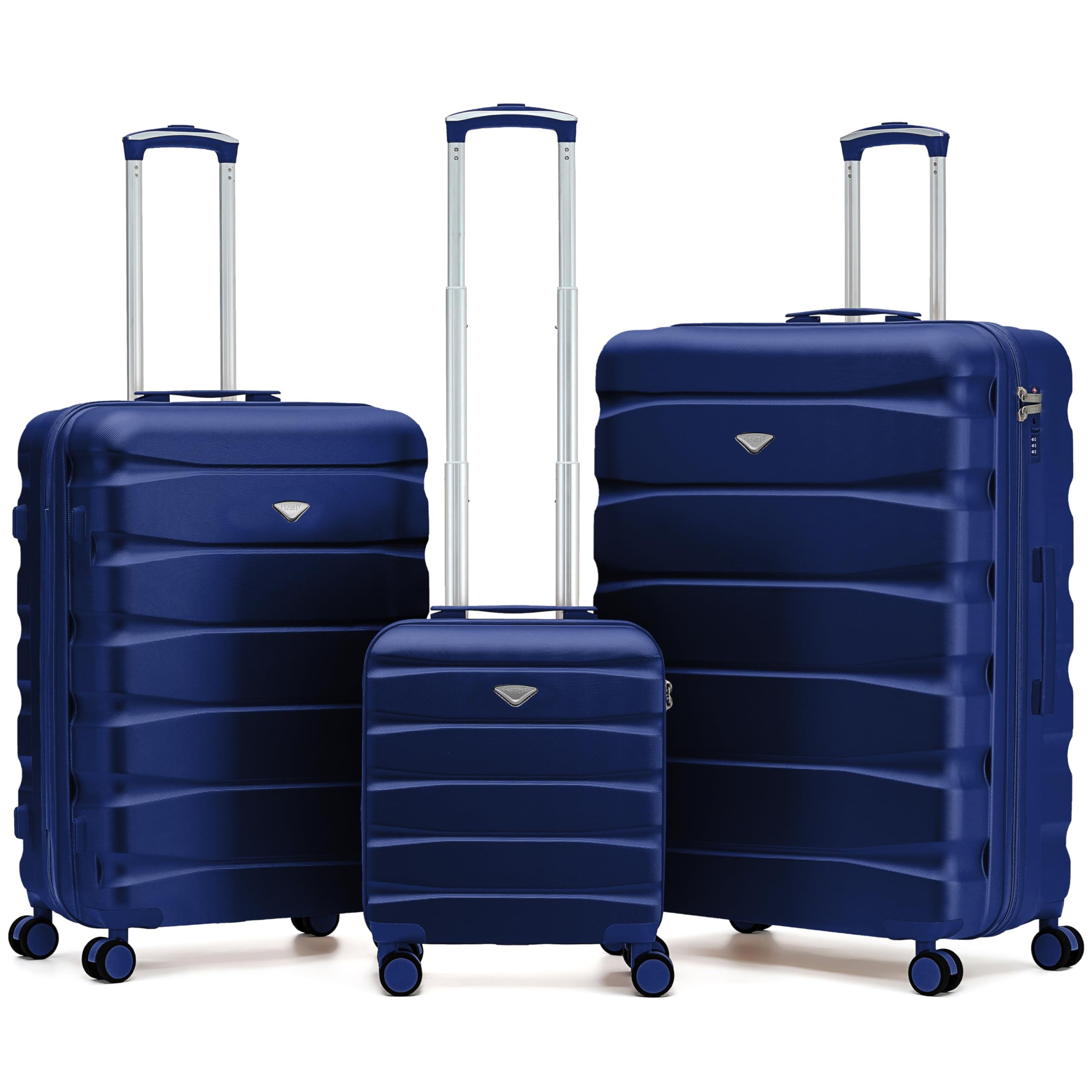 Flight Knight Underseat Cabin Suitcase 45x36x20cm | Free Hand Luggage for EasyJet & Wizz Air | Lightweight ABS Hard Shell with 8 Silent-Glide Spinner Wheels | Max Space Travel Bag — view 9