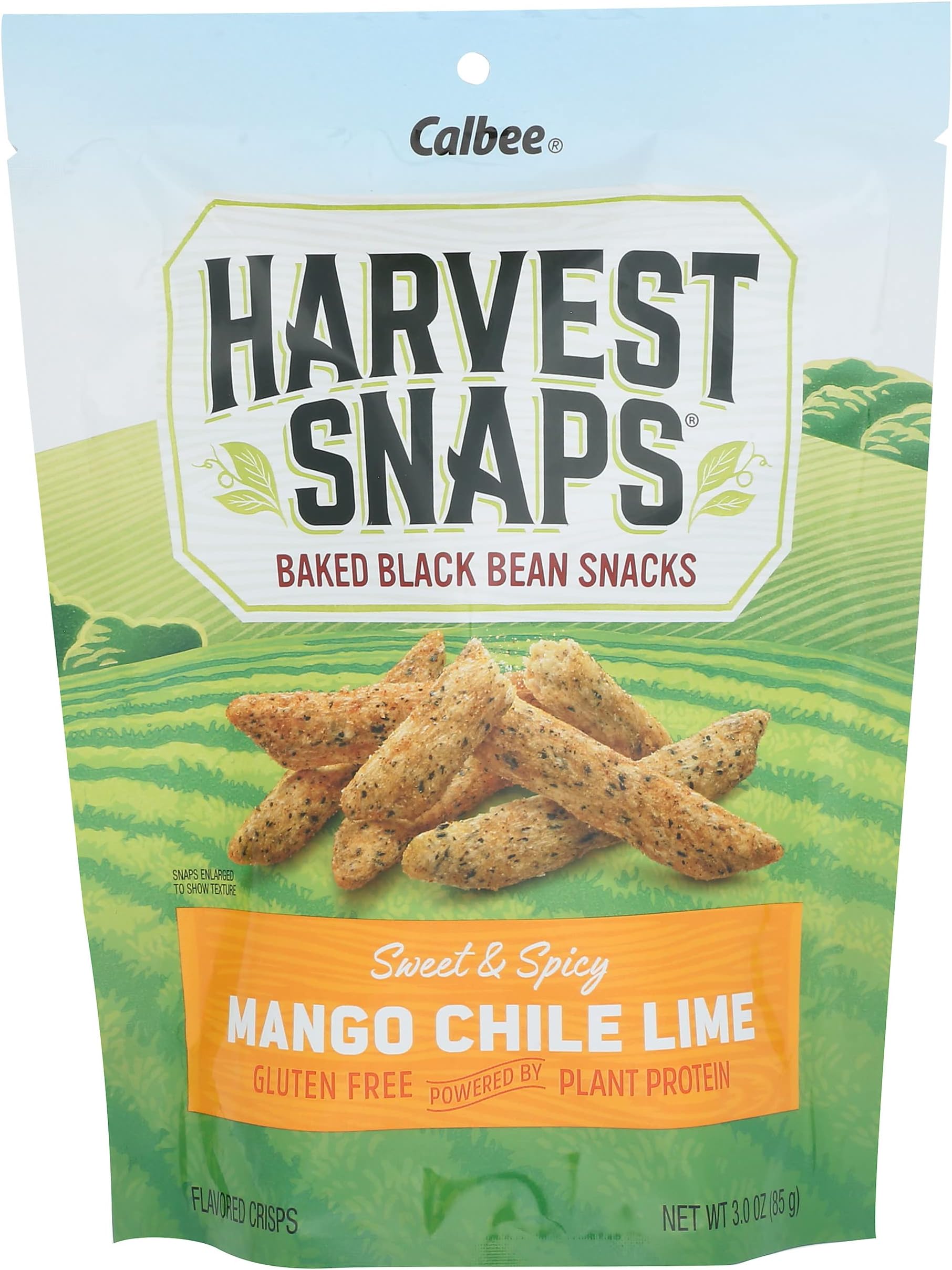 Calbee, Lentil Snaps Mango Chili Lime, 3 Ounce