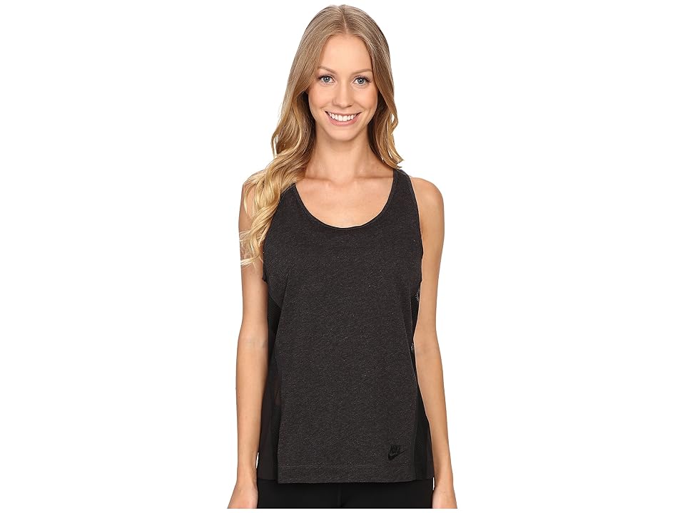 

Nike Bonded Tank Top (Black Heather/Black/Black) Women's Sleeveless
