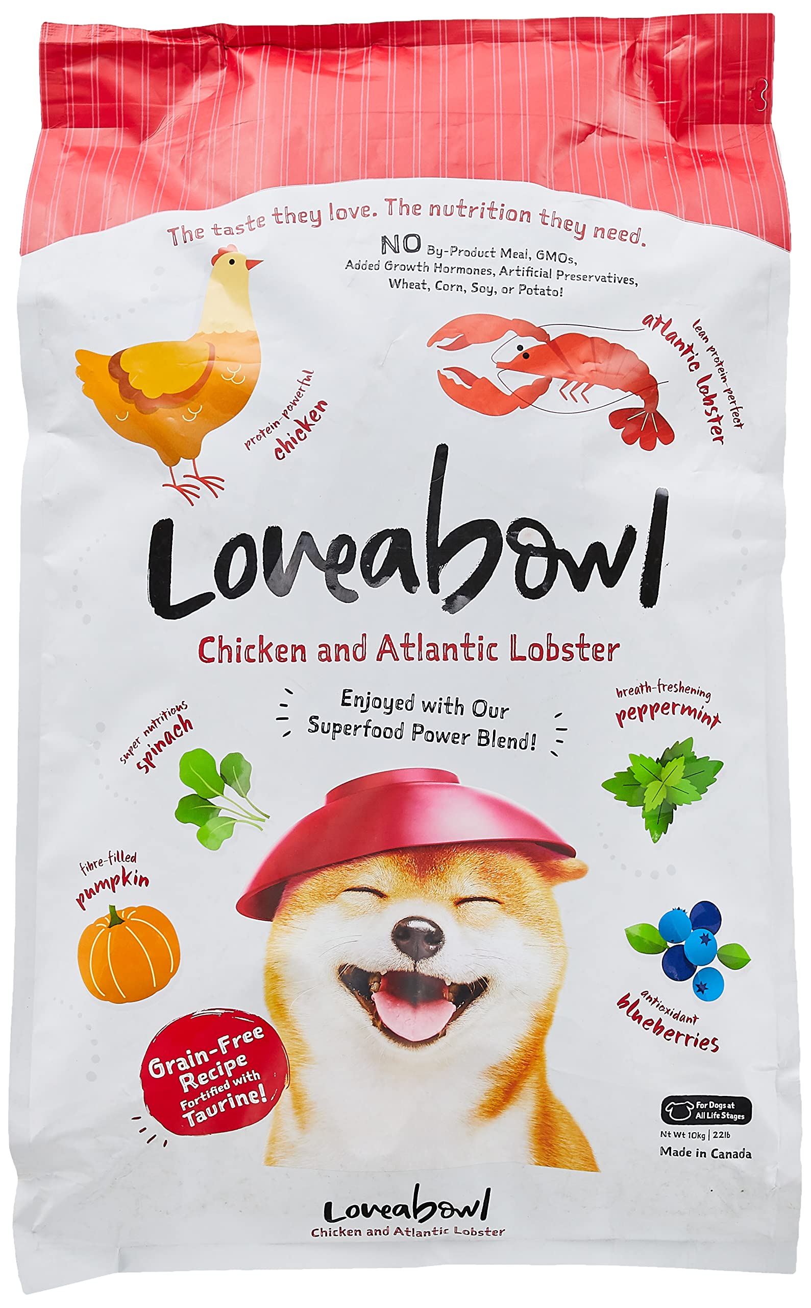 Loveabowl Grain Free Chicken and Atlantic Lobster Gut-Friendly Dog Dry Food, 10 kg (B08H2QY8DP) Amazon Price History, Amazon Price Tracker