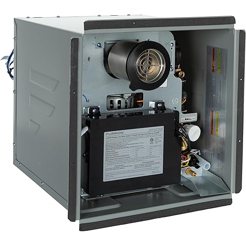 Furrion Tankless Gas Water Heater with Antifreeze Protection- 2.4GPM, White