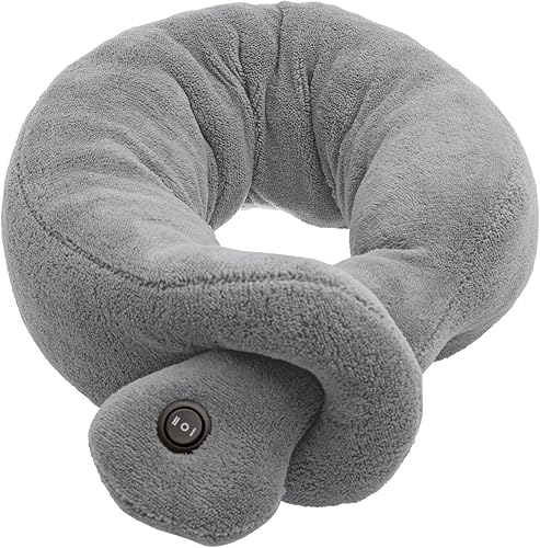 Miniatura 6 de Almohada de masaje vibrante para el cuello, los colores varían, función de envoltura para terapia de masaje, cojín eléctrico para relajar los