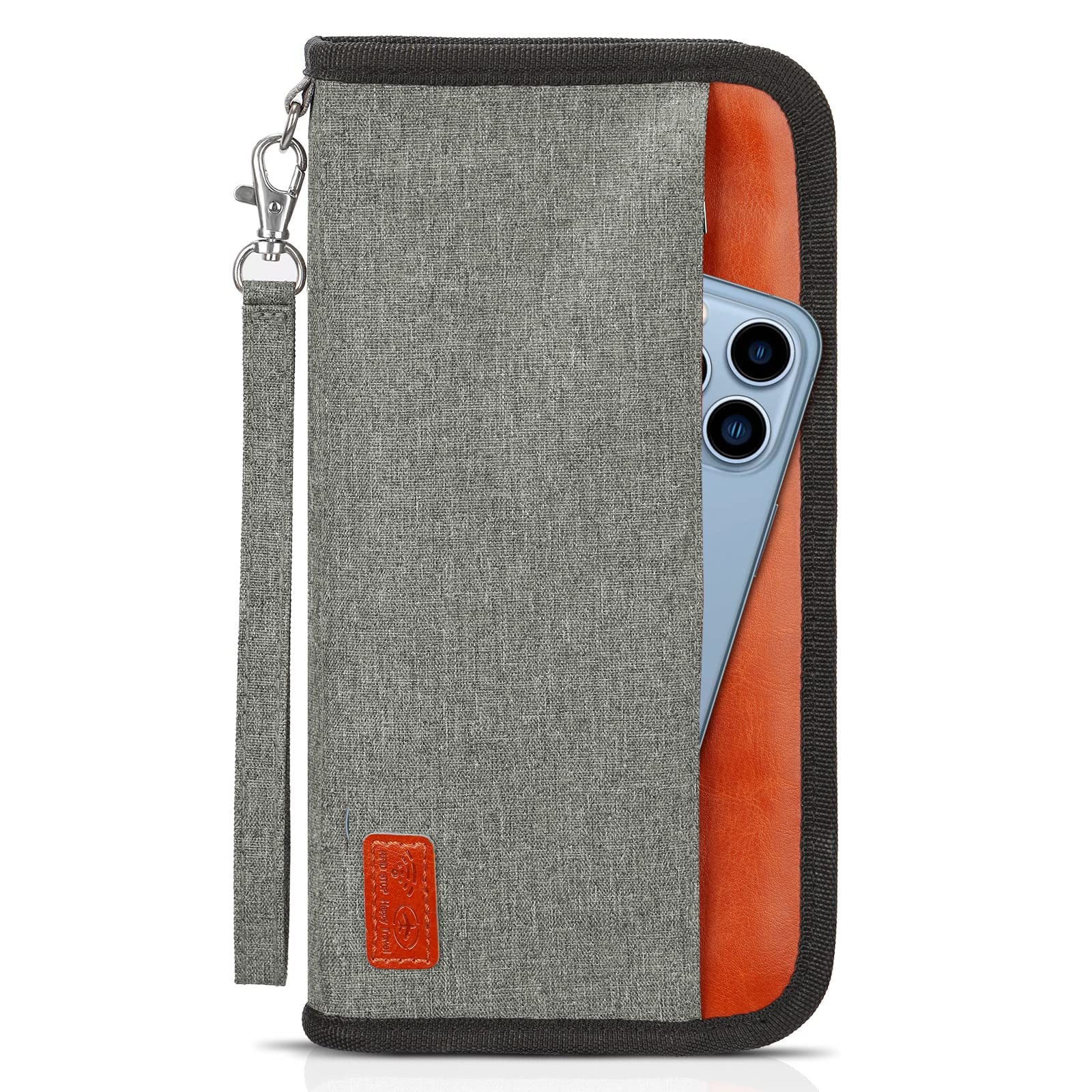 Travel Wallet, Family Passport and Travel Document Holder, RFID Blocking Wallet Holder, Airplane Travel Accessories Gifts, Holiday Essentials for Men Women