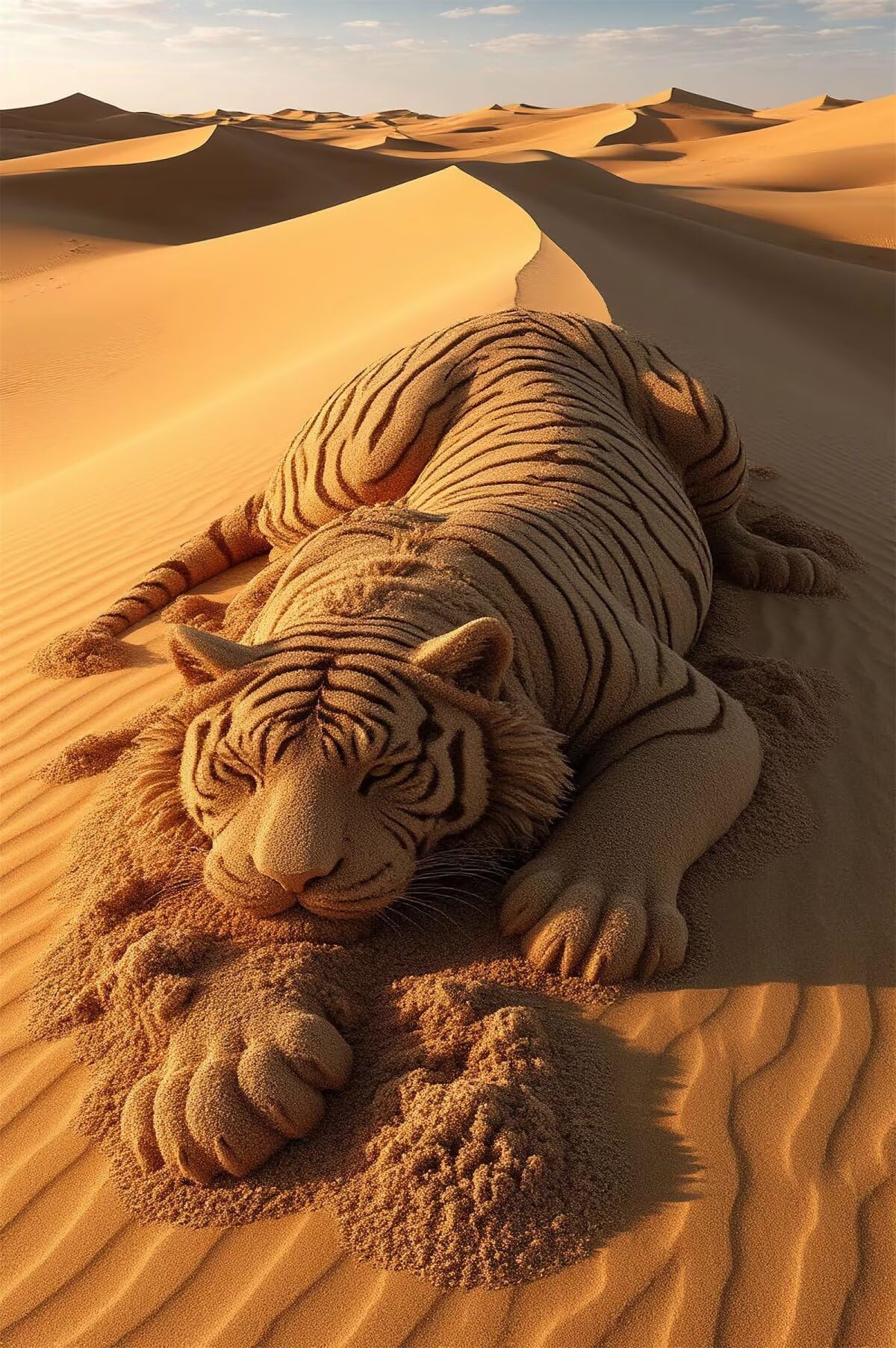 Puzzle 1500 Pièces Adultes Tigres Désert 87 x 57 cm, Jeux éducatif, Divertissement Créatif, Puzzle Classique, Jeu Difficile Puzzles 1500 Pièces