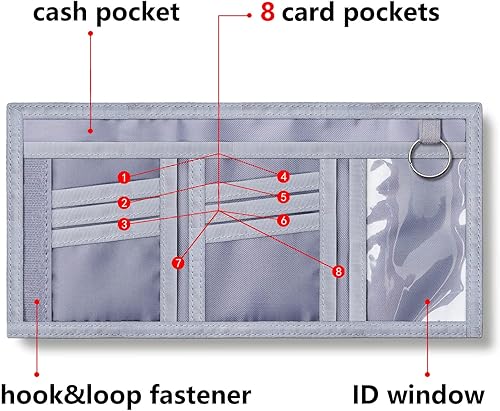 Miniatura 6 de TATAANTY Billetera para niños y niñas de 3 a 16 años, billeteras plegables con bolsillo para monedas con cremallera para niños pequeños, Car4, Coche