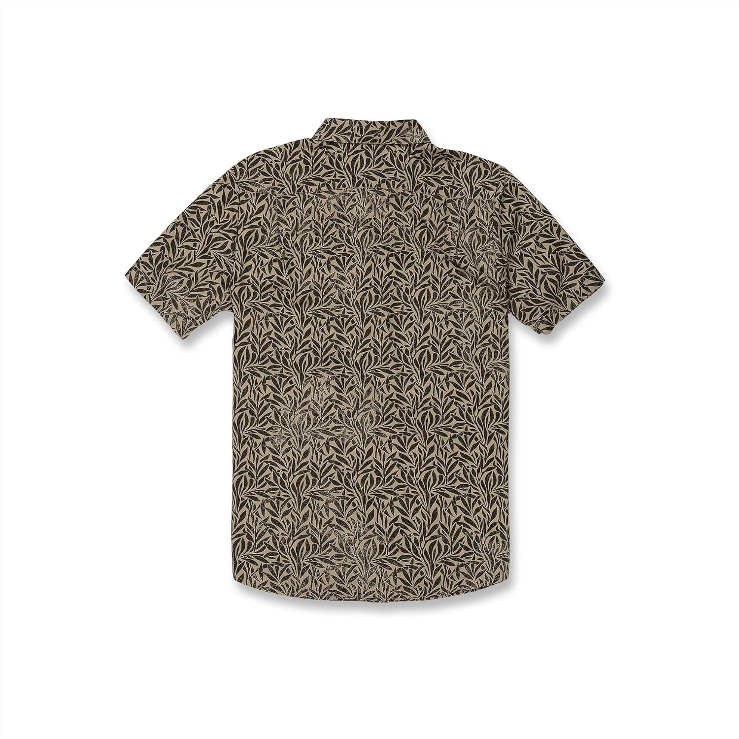 Volcom Men's Regular Falling Leaf Short Sleeve Classic Fit Printed Button Down Shirt