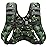ZELUS Weighted Vest, 6lb/8lb/12lb/16lb/20lb/25lb/30lb Weight Vest for Men Women with Storage Pocket Reflective Strips for Workout Strength Training Running Muscle Building, Green Camo (6 lb)