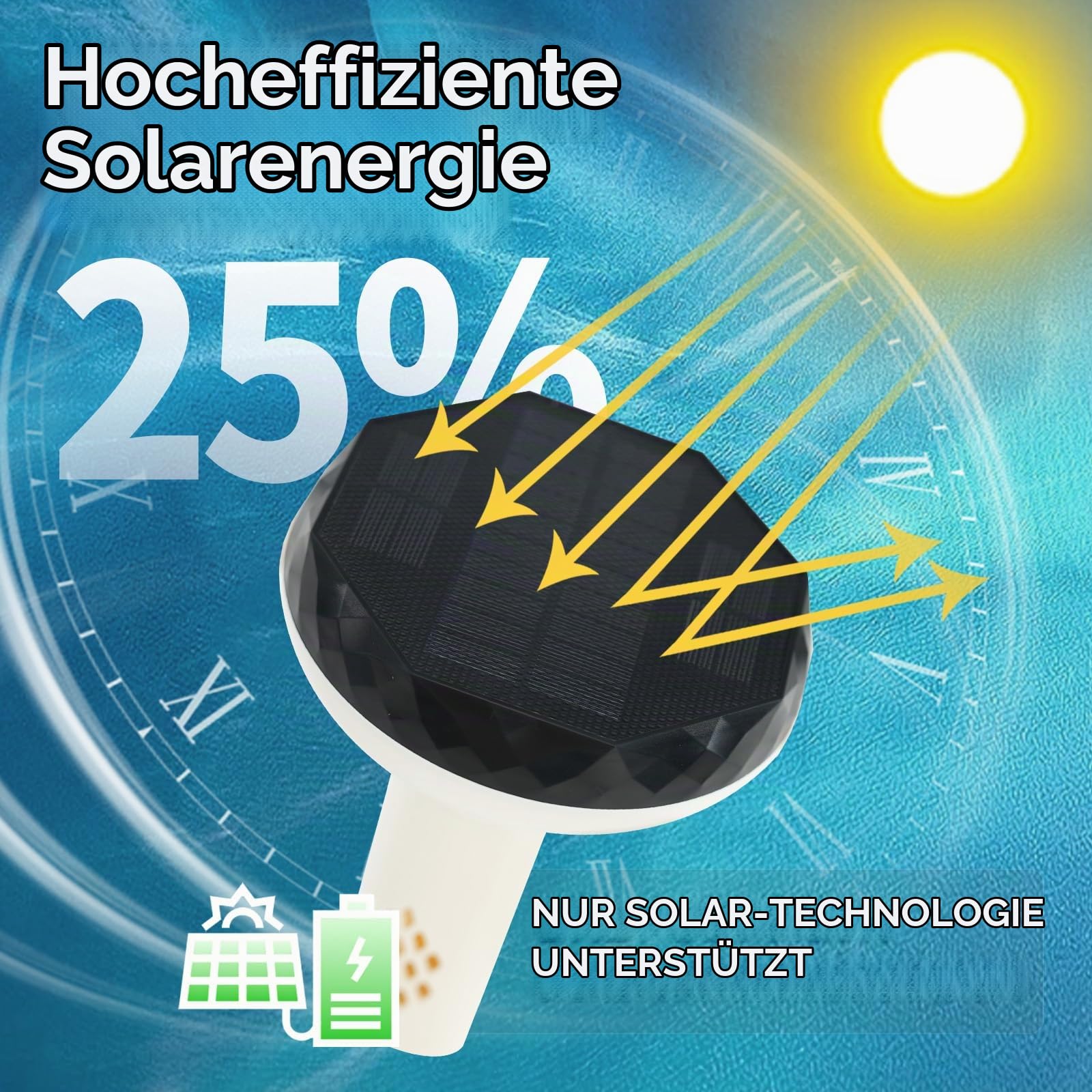 Solar Pooltester 6-in-1 Smart Wassertester mit WLAN-Box – pH, Salz, EC, ORP, TDS, Temperatur – Schwimmender Solar-Wasserqualitätstester für Pool, Spa & Whirlpool