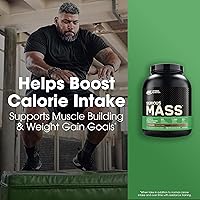 Vista 2 de Optimum Nutrition - Polvo de proteína Serious Mass para ganar peso, con creatina