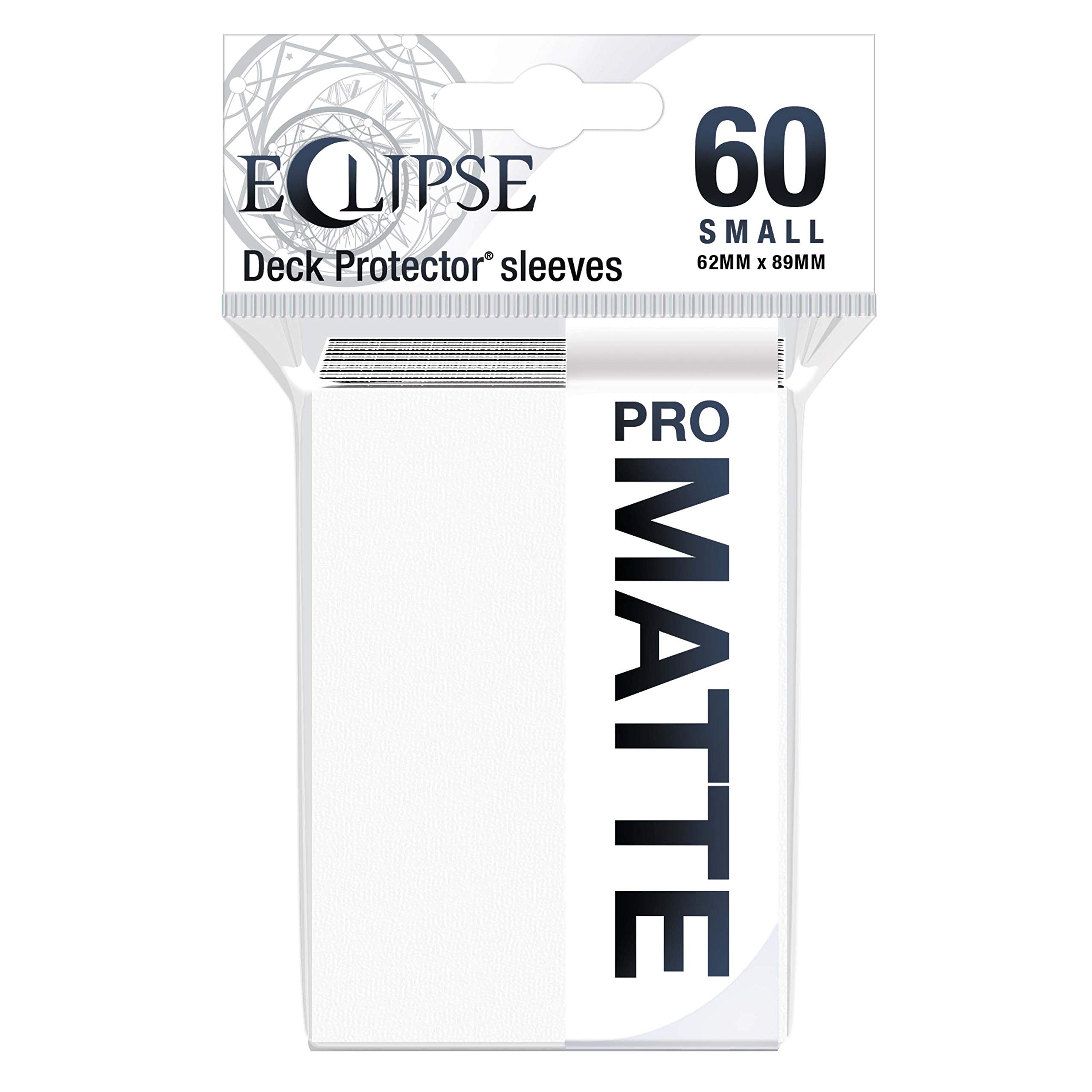 Ultra Pro E-15636 Eclipse Matte Small Sleeves 60 Pack-Arctic White