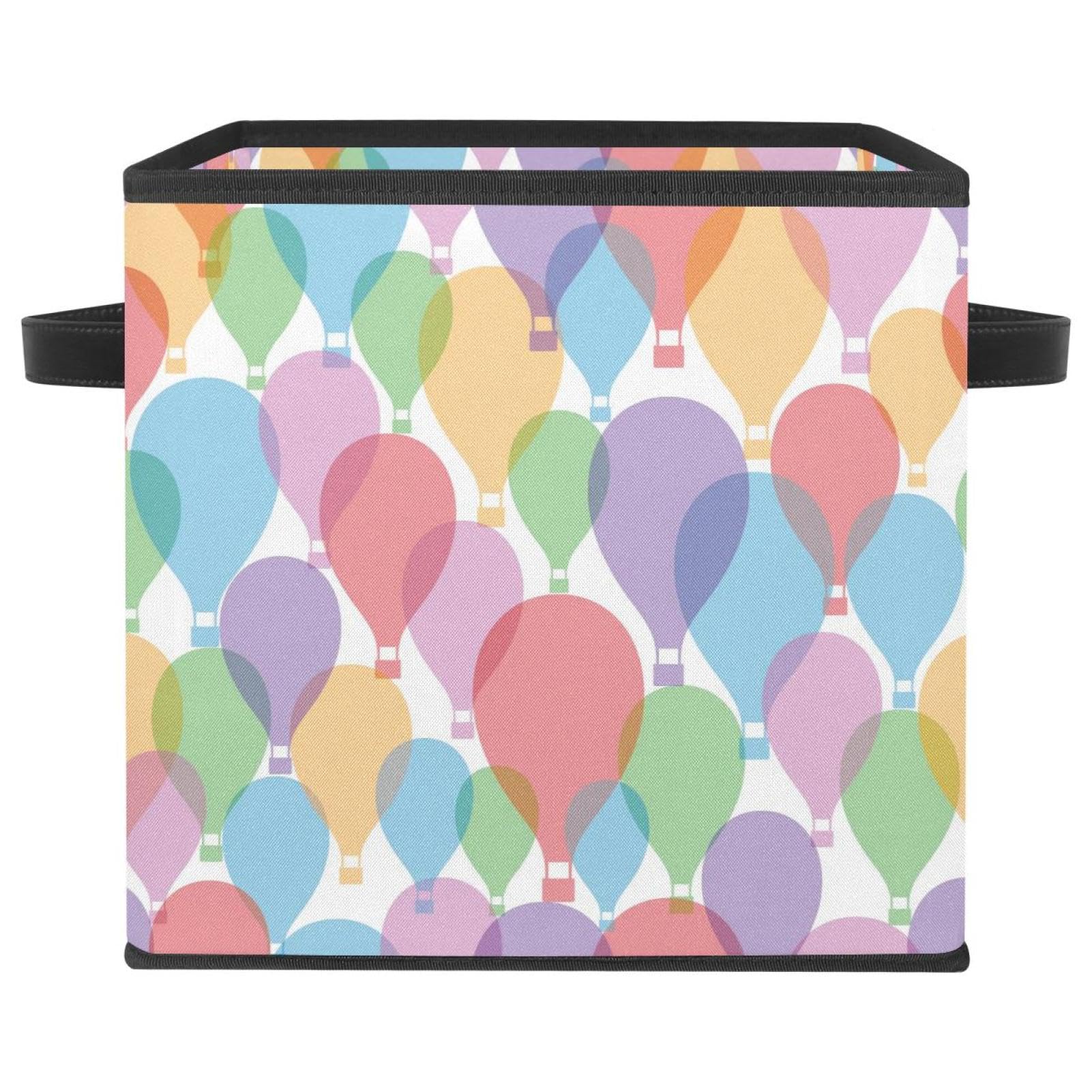 Bacs avec poignées pliables pour organiser le linge et jouets de maison
