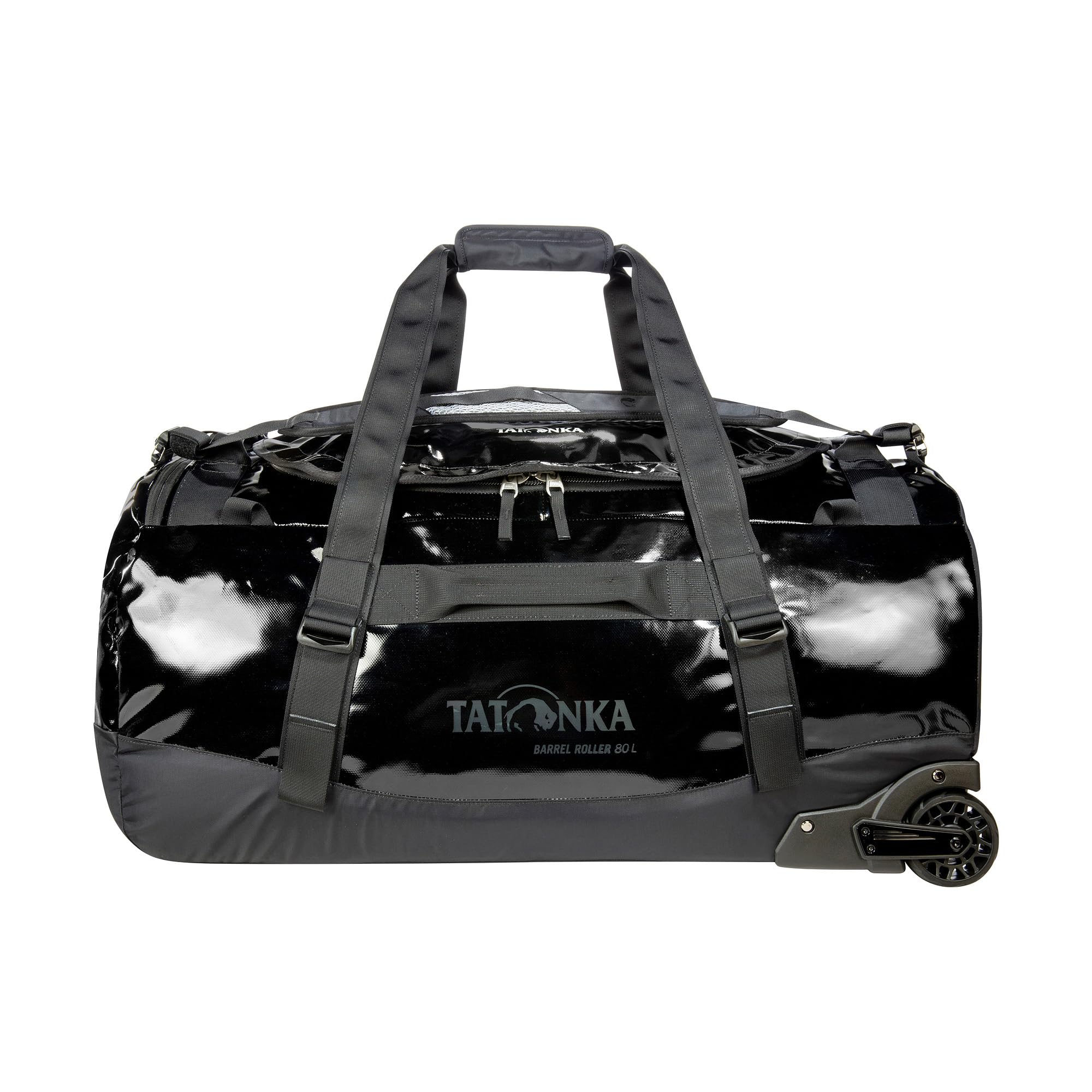 Tatonka Barrel Roller - Trolley mit Rucksackfunktion, abschließbarem Reißverschluss und Teleskop-Handgriff