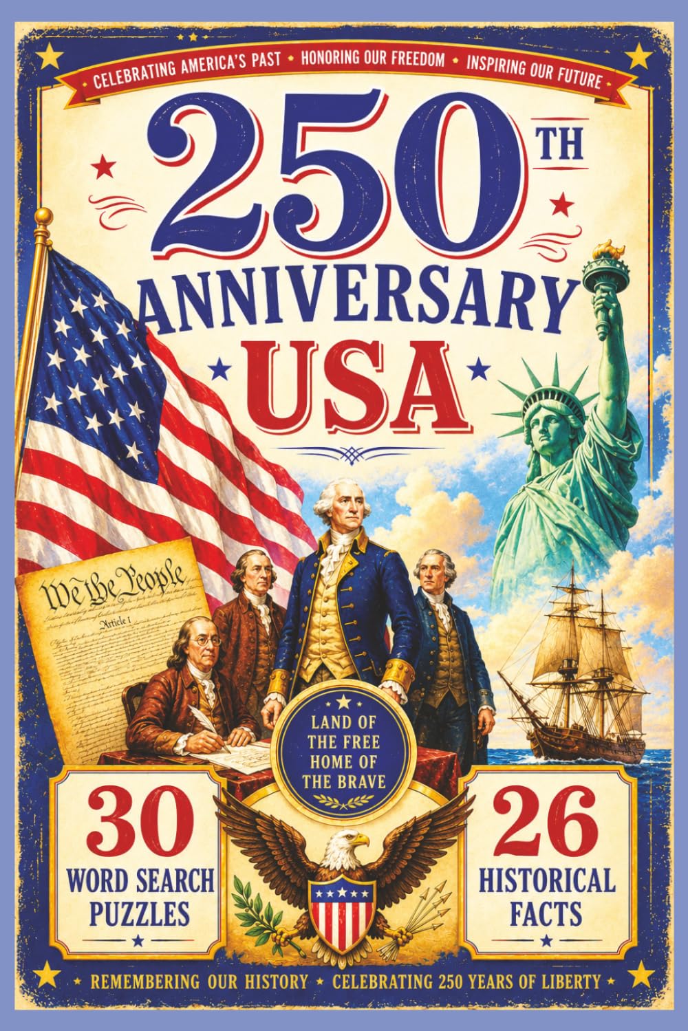 250th Anniversary USA Wordsearch Puzzles