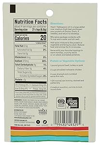 365 by Whole Foods Market, Organic Taco Seasoning, 1 Ounce