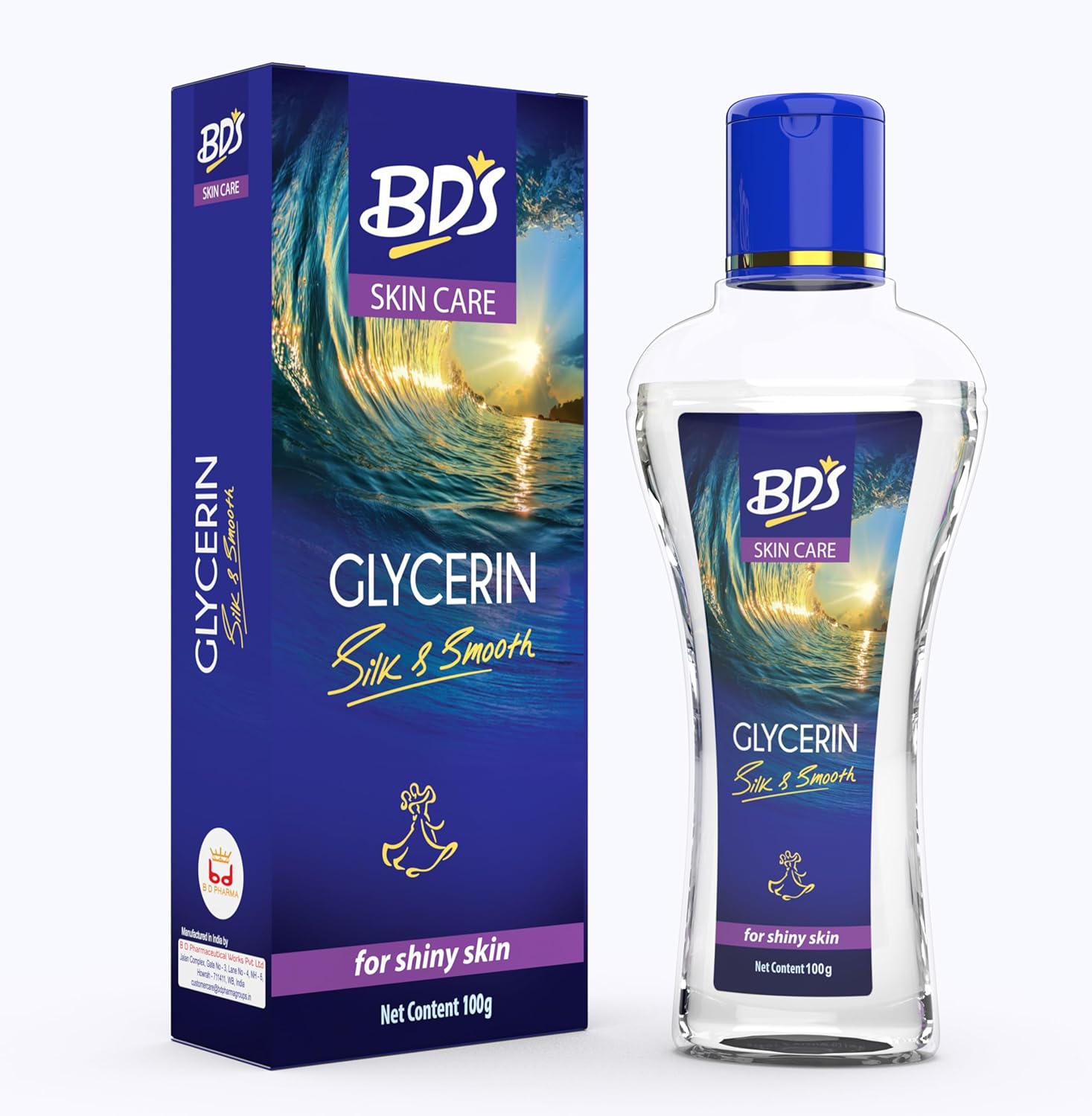 BD'S GLYCERIN SILK & SMOOTH 100 GM (PACK OF 3 x 100 gms) - All-Natural ...