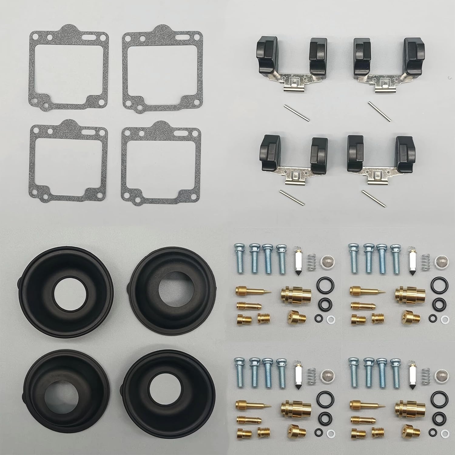 Carburetor Repair Kit for Suzuki GS550 GS550M GS550T GS550E GS550L 1980-1982 Diaphragm Float Replacement Parts