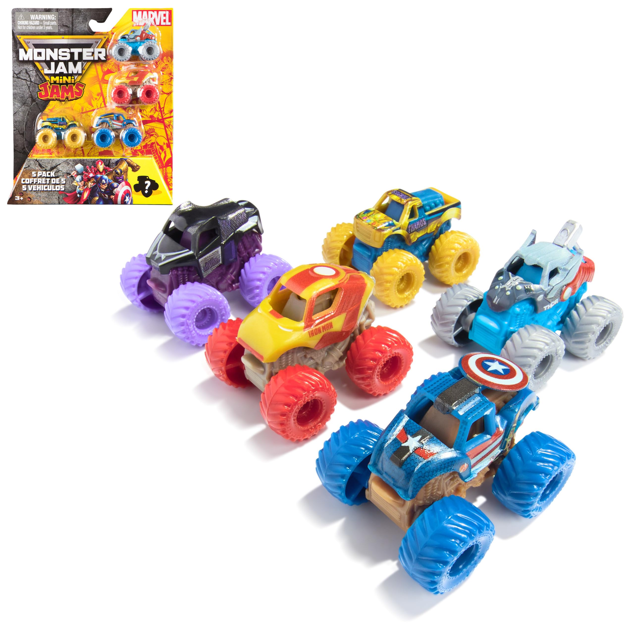 Amazon.co.jp: モンスタージャム おもちゃ 車 トラック ミニジャム 5個