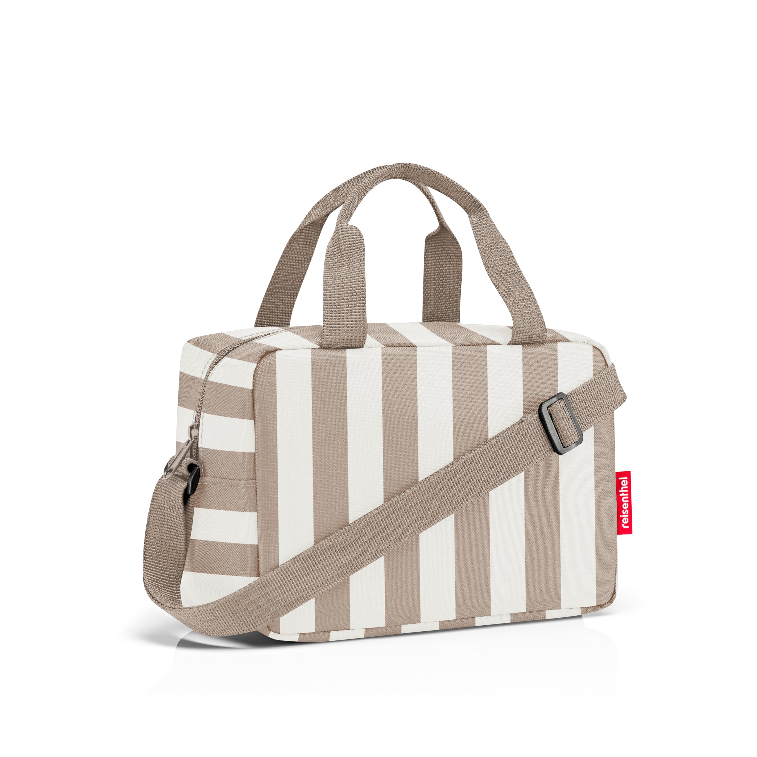reisenthel coolerbag-to-go summerstripes Coffee - Kleine Lunch-Kühltasche zum Umhängen –Ideal für Picknicks, das Büro und unterwegs – Ansicht 2