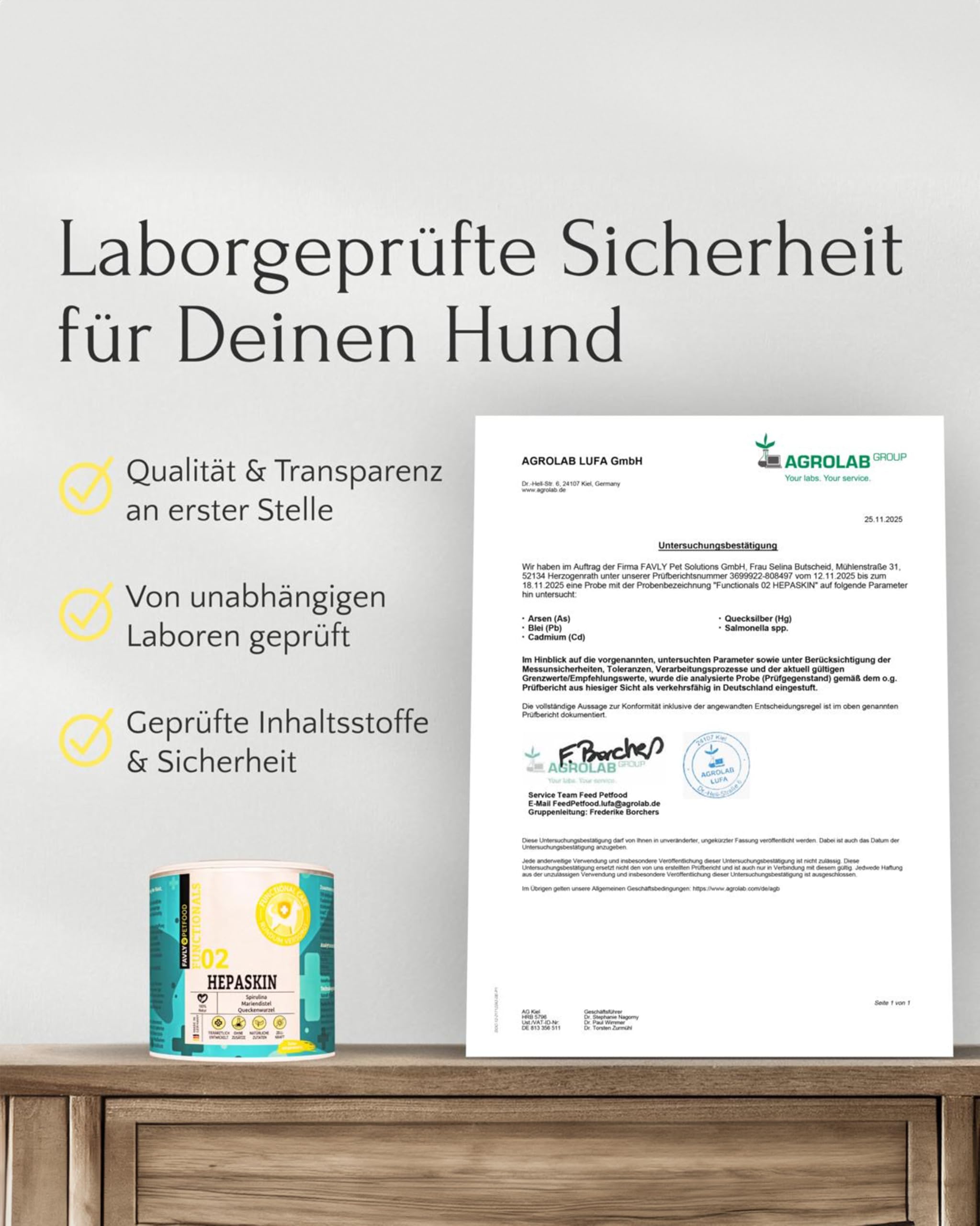 FAVLY – HEPASKIN Fellpflege Pulver 3x250g für Hunde & Katzen – Ergänzungsfuttermittel Topping mit Mariendistel, Omega-3 & Spirulina – bei Juckreiz, Schuppen & stumpfem Fell – Ohne Getreide & Zusätze