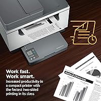 Vista 7 de HP LaserJet MFP M234sdw Impresora inalámbrica monocromática todo en uno con Ethernet integrado e impresión rápida de 2 caras, lista para tinta