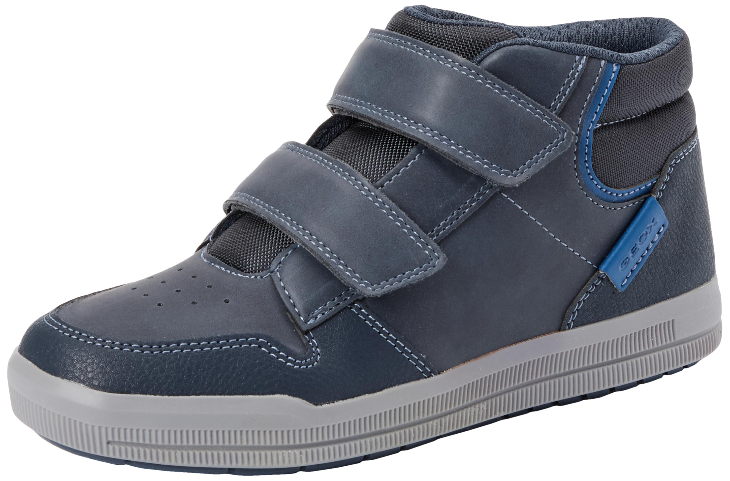 Geox Boys J Arzach Boy B Sneaker, Blue A, 12.5 UK Child