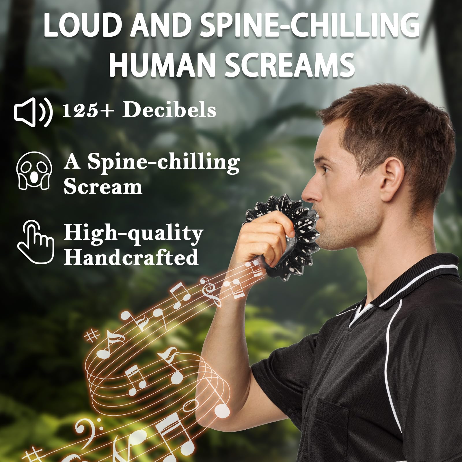 Aztec Death Whistle - Loudest Scream at 125+ Decibels, Ghost Whistle for Halloween and The Feast of the Dead (A) - Image 3