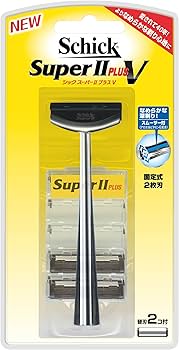 Amazon.co.jp: シック Schick スーパーII プラスVホルダー(替刃2コ付
