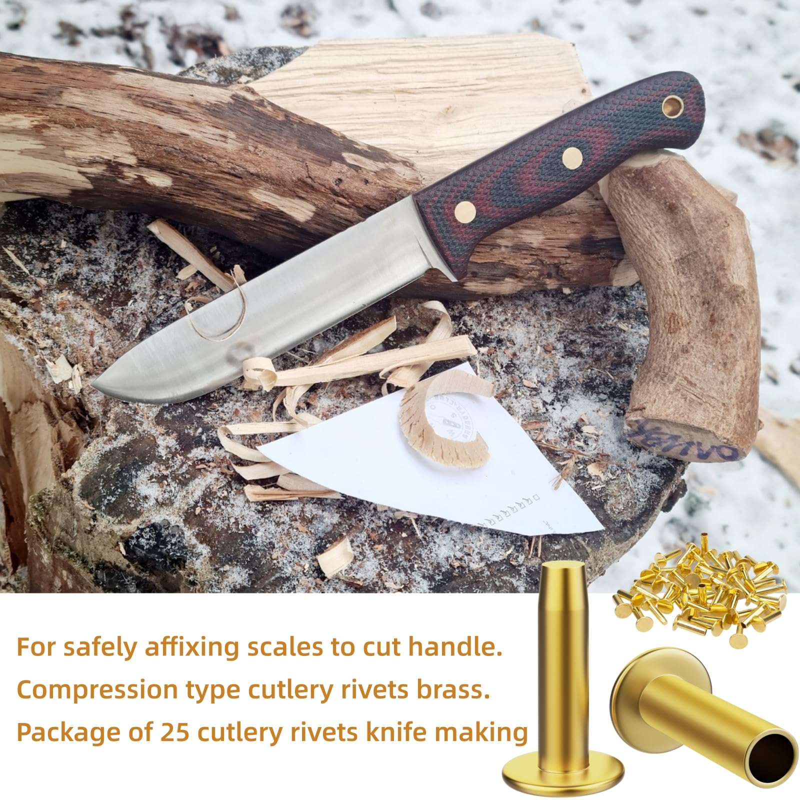Snapklik.com : Showingo 25 Sets New Cutlers Cutlery Rivets 5/16