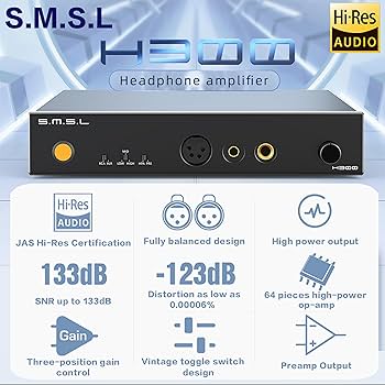 Amazon.co.jp: S.M.S.L H300 バランス ヘッドホンアンプ