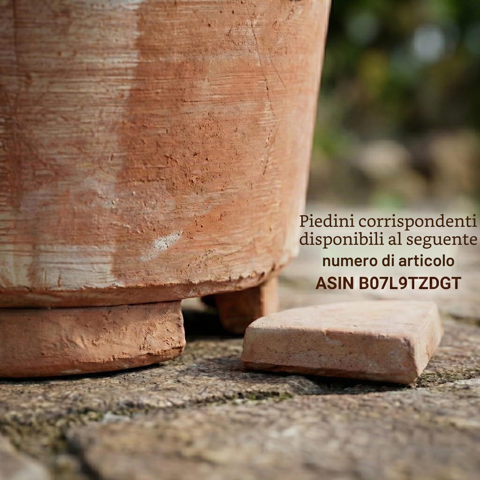 Teramico Liscio Toscana Limoni Toscana - Vaso da fiori in terracotta artigianale italiana, 25 cm - 40 cm, assolutamente resistente al gelo, terracotta italiana (30cm, Limoni Toscana)