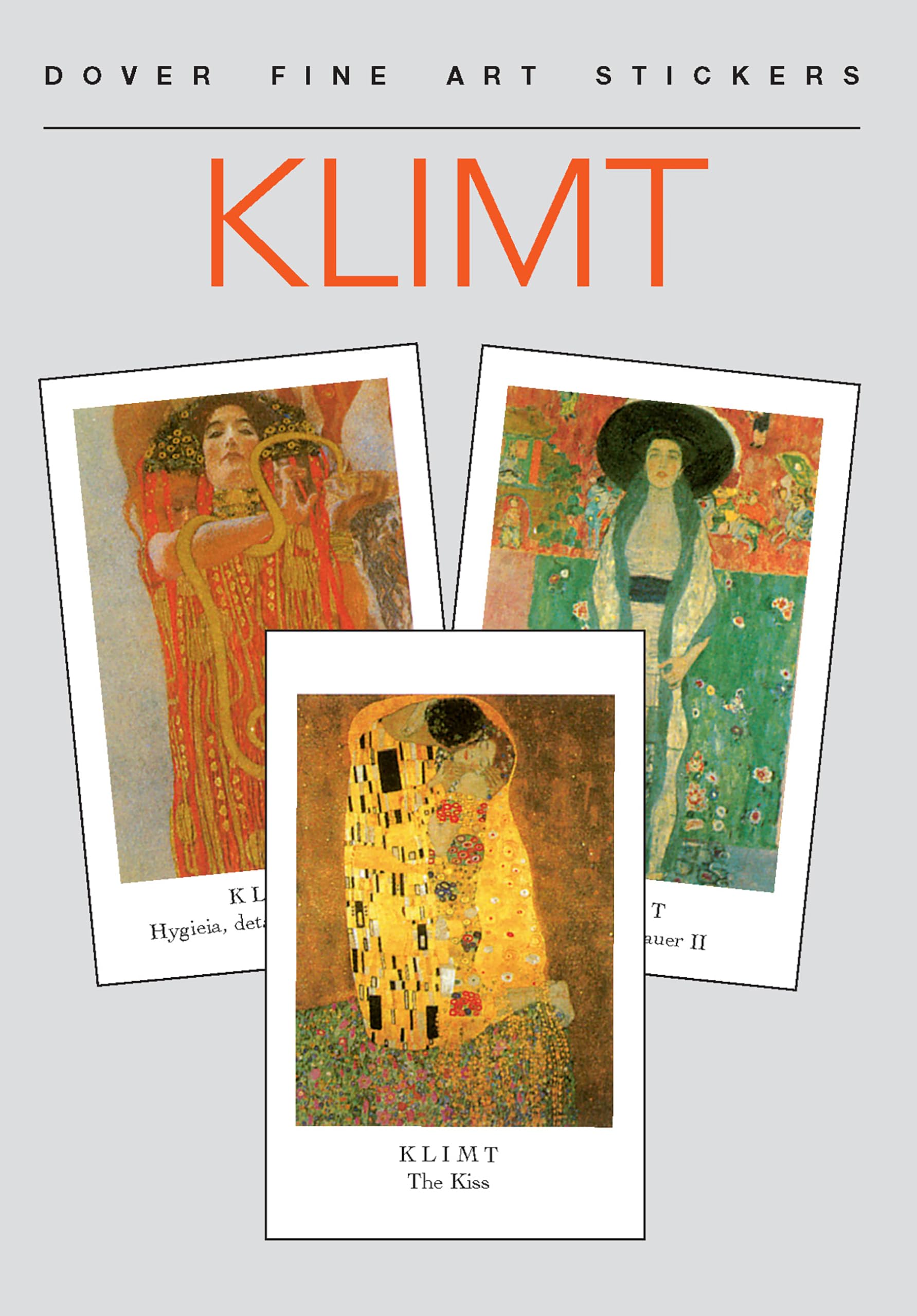 Klimt: 16 Art Stickers Paperback – Sticker Book, April 29, 1999