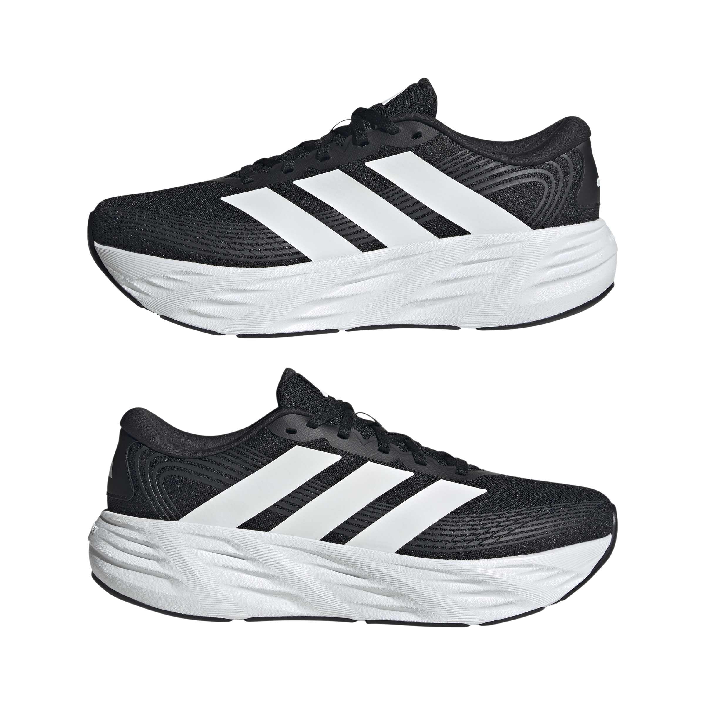 Adidas Uomo Galaxy 8 Running Wide Shoes, Core Black/Ftwr White/Carbon