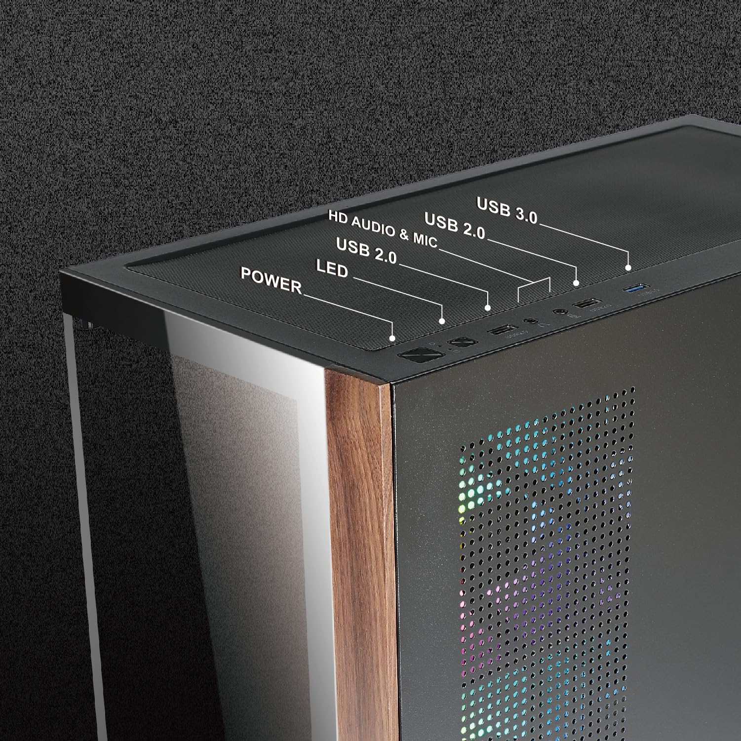 Amazon.com: AZZA CSAZ-491 Neptune/Gaming/ATX Mid-Tower/Computer