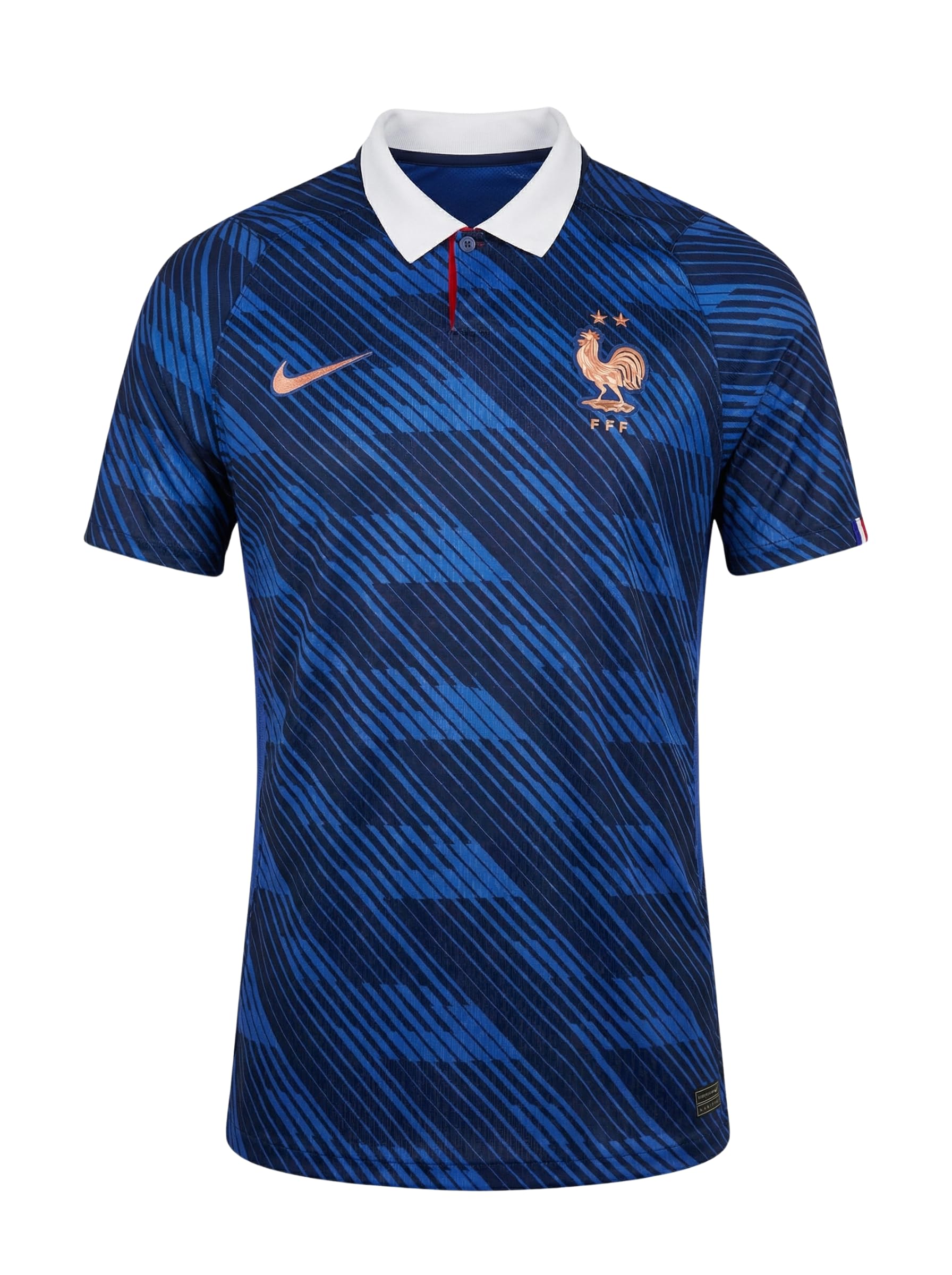 Nike France Homme XL – France National Team Football Jersey – WM 2026 Euro Fan Jersey NK Dri-​FIT Stadium Home Maillot, Game Royal/​Metallic Copper