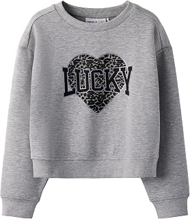 NAME IT Nkfbima LS RLX Short Sweat Unb Box Nkfbima LS RLX Short Sweat Unb Box Bambine...