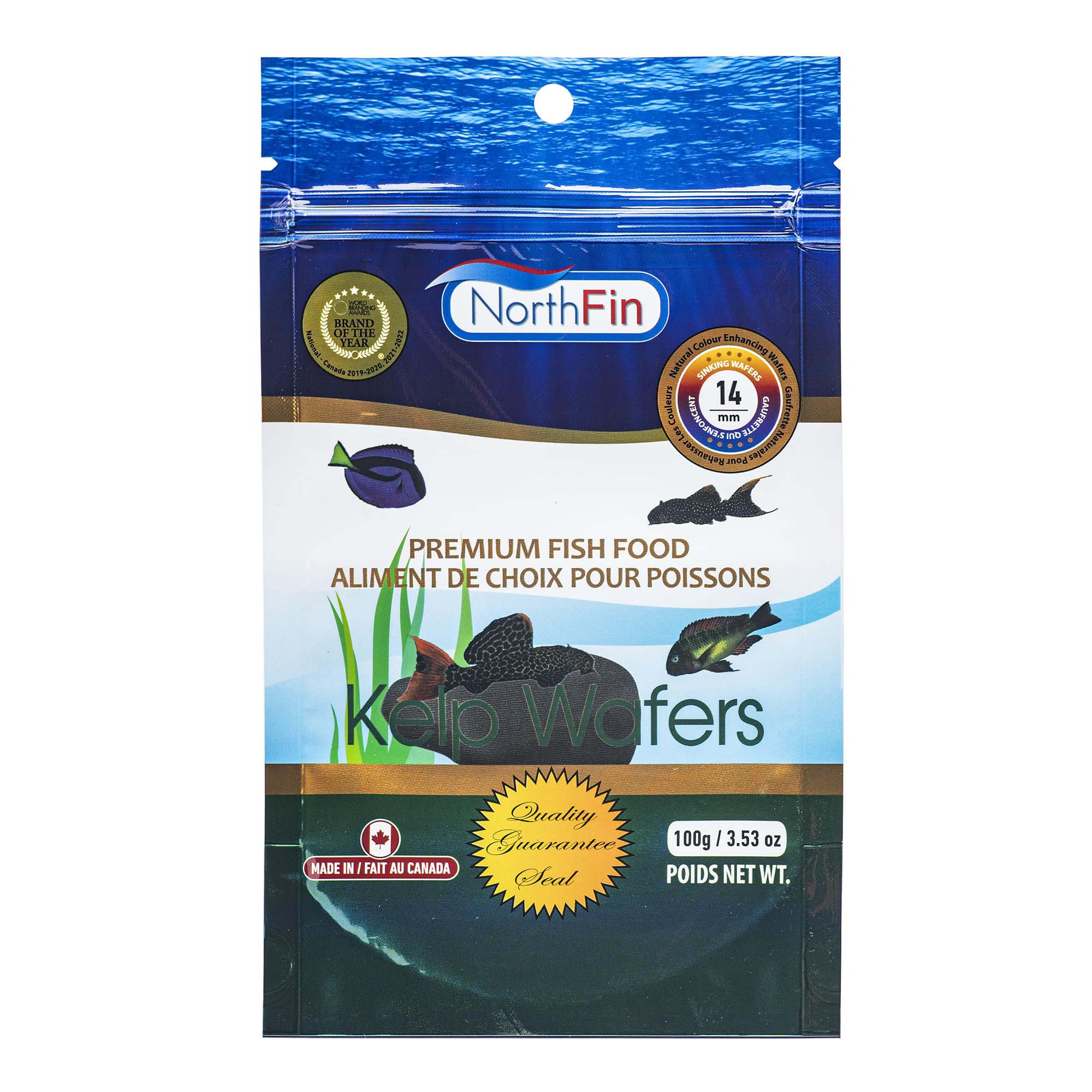 Northfin Kelp Wafers, 14 mm, 100 g