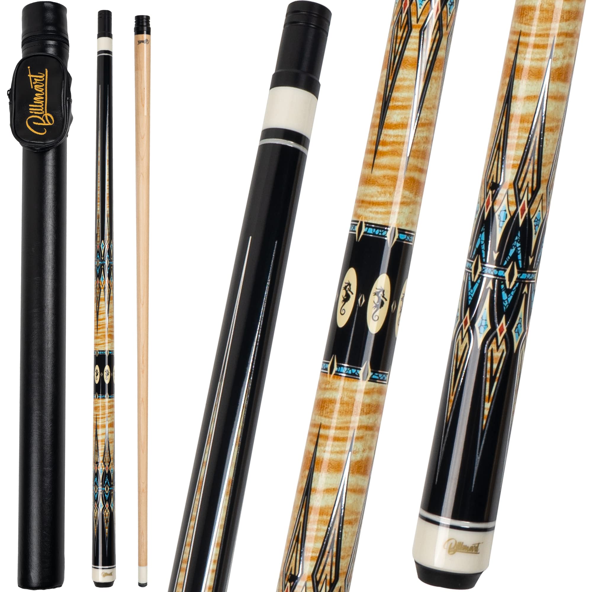 Buy Billmart Pool Cue Stick, Low Deflection Shaft Billiard Cue Sticks