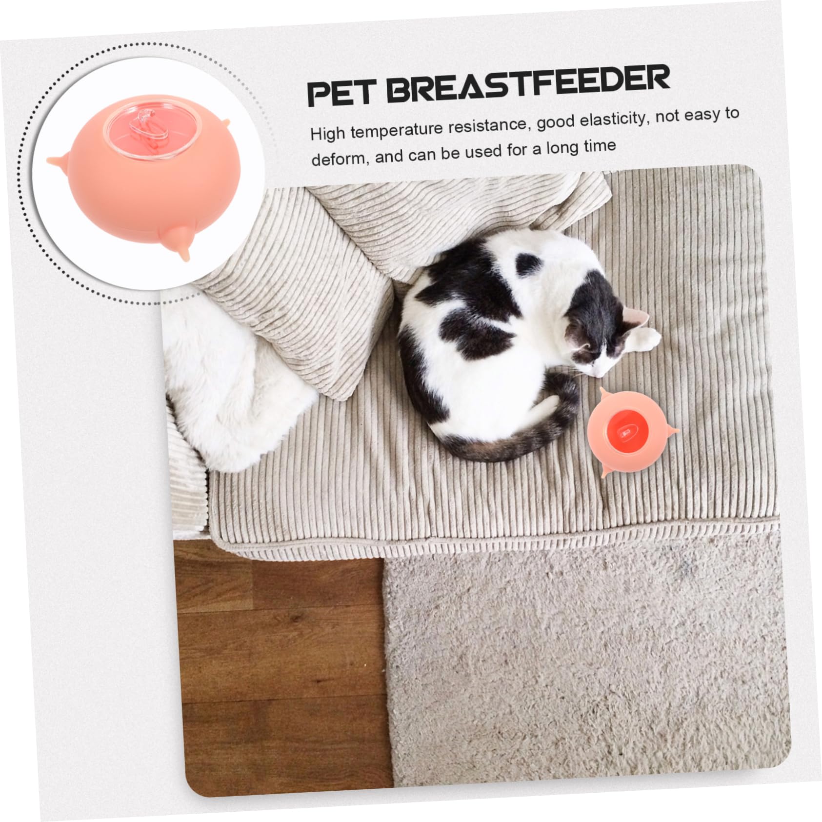 Toddmomy Alimentador De Leche Multiusos para Cachorros y Recién Nacidos Comedero Tetinas Recipiente De Herramienta De Alimentación para Mascotas Pequeñas Accesorio De Duradera