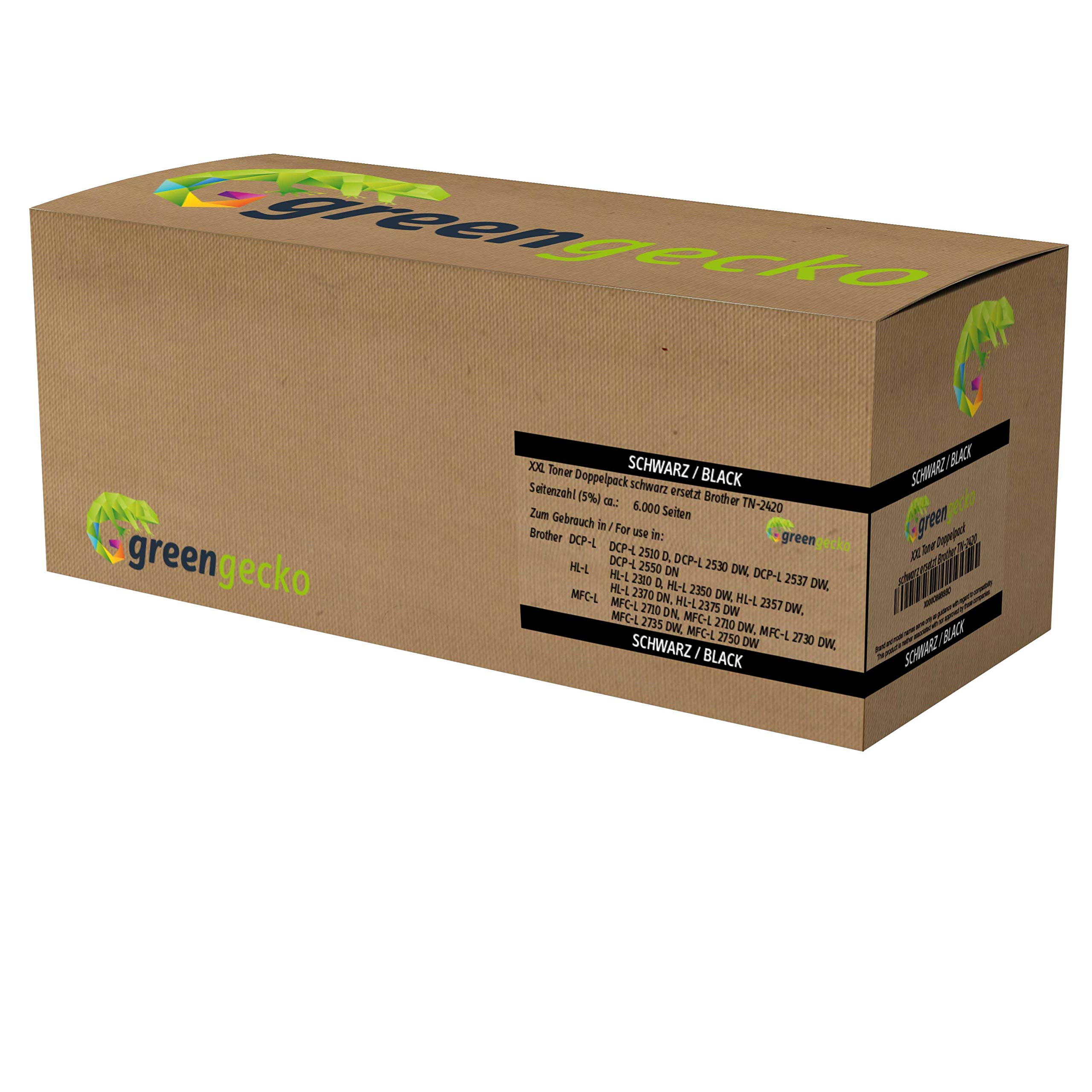 Tóner 3000 Páginas Tóner Compatible Brother TN2420 - 2 Unidades