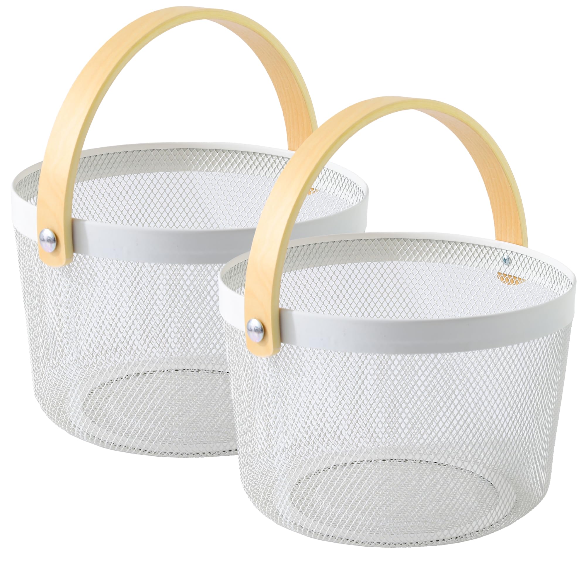 White Mesh Basket