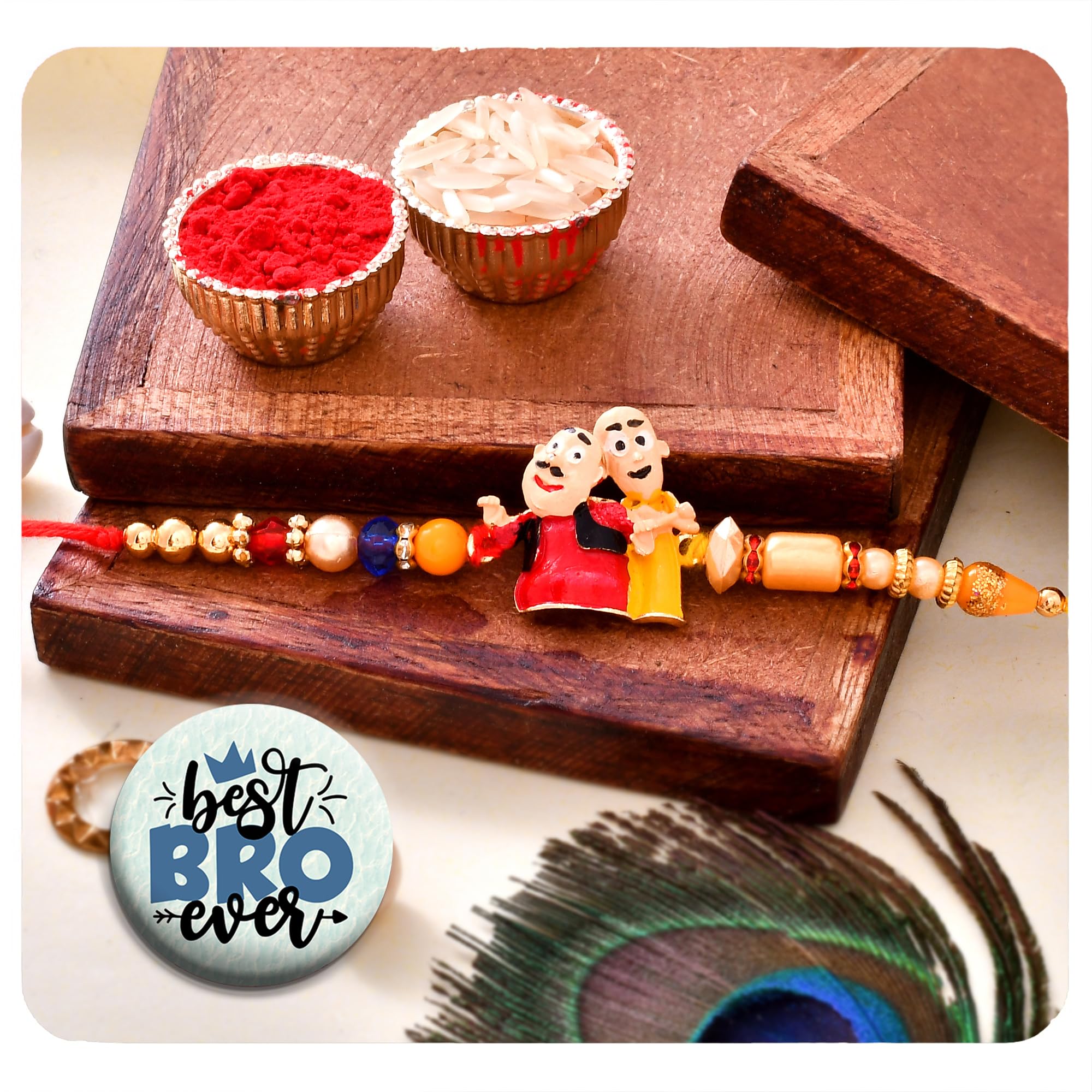 Ascension Kids Rakhi Soft Rakhi For little Brother Kids Raksha Bandhan Gift Bracelet Rakhi For Children/Kids Rakhi with Roli Tilak & Best Brother Fridge Magnet Kids Cartoon Rakhi (B0CD2JX4K7) Amazon Price History, Amazon Price Tracker