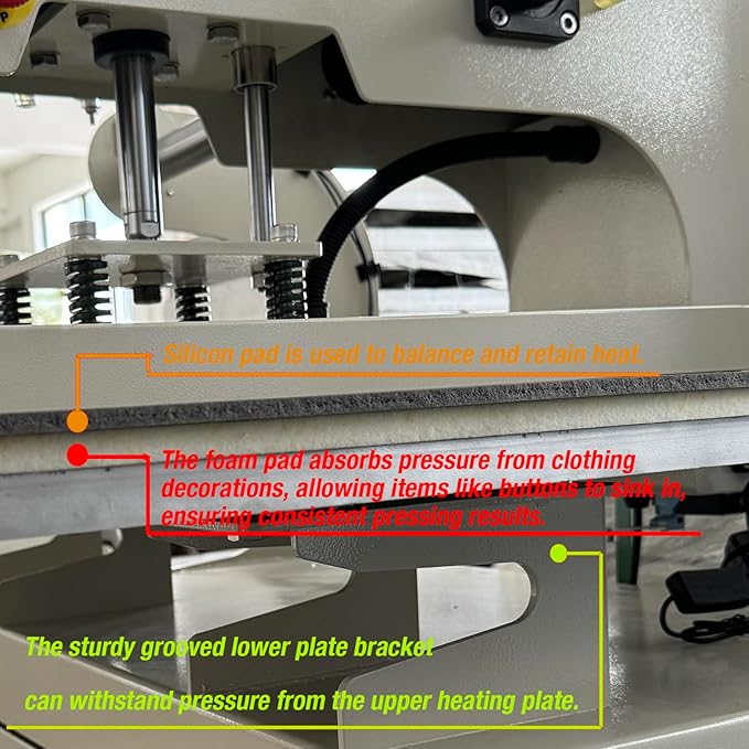 Termofijadora Dual Neumática 16x24 con Posicionamiento Infrarrojo miniatura 8