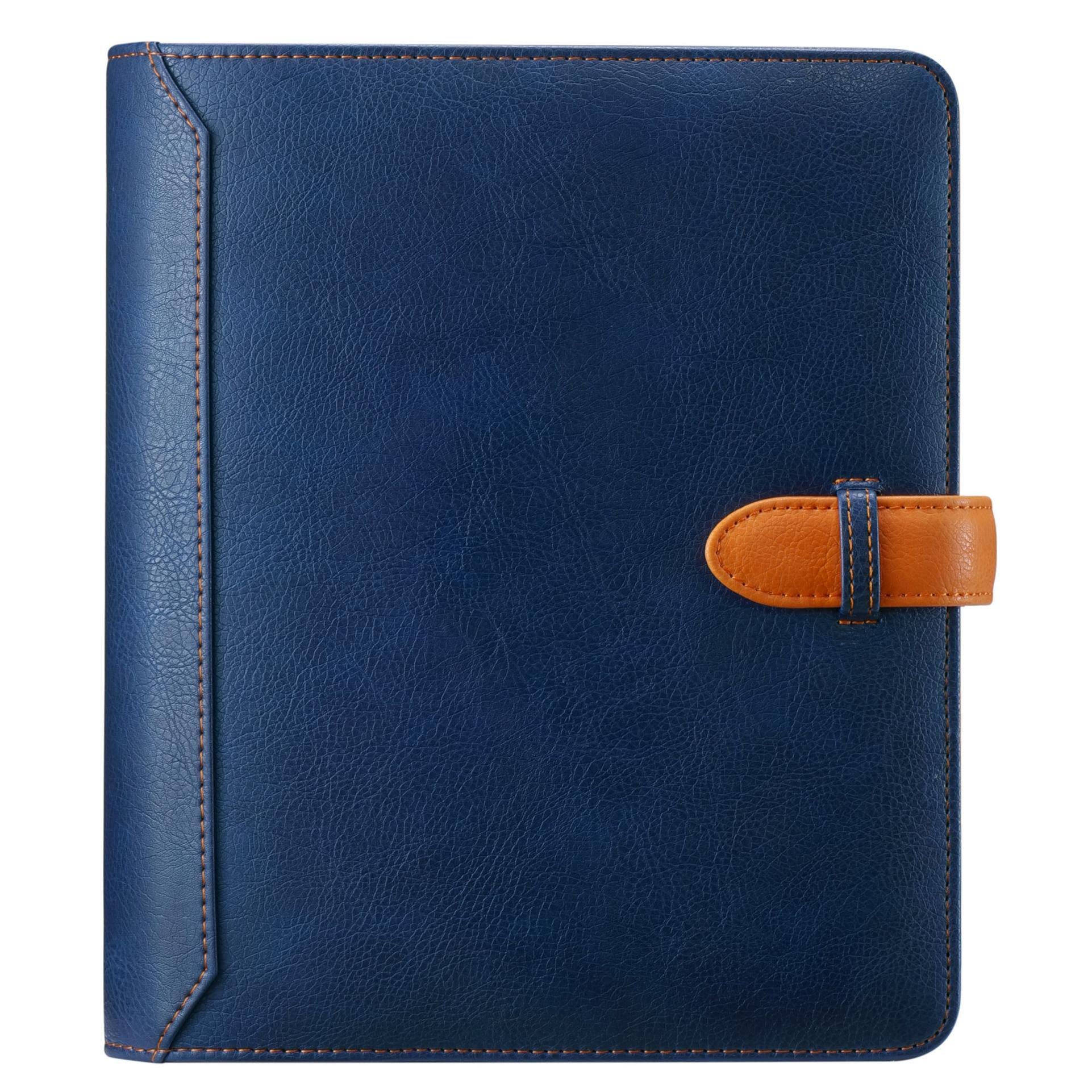 Journal Travel Composition Notebook Round Ring Binder Button Planner Organiser Personal Memo Calendar Premium Thick Paper