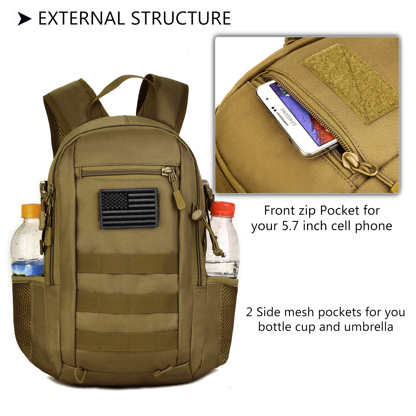 Amazon.co.jp: Protector Plus S タクティカルバックパック ミリタリー