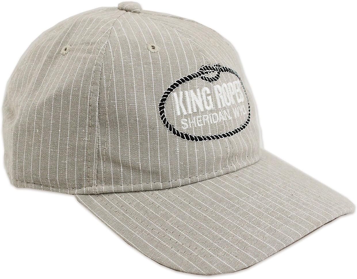 Kings Saddlery King Ropes Base Ball Caps (Striped Oxford Khaki) Apparel