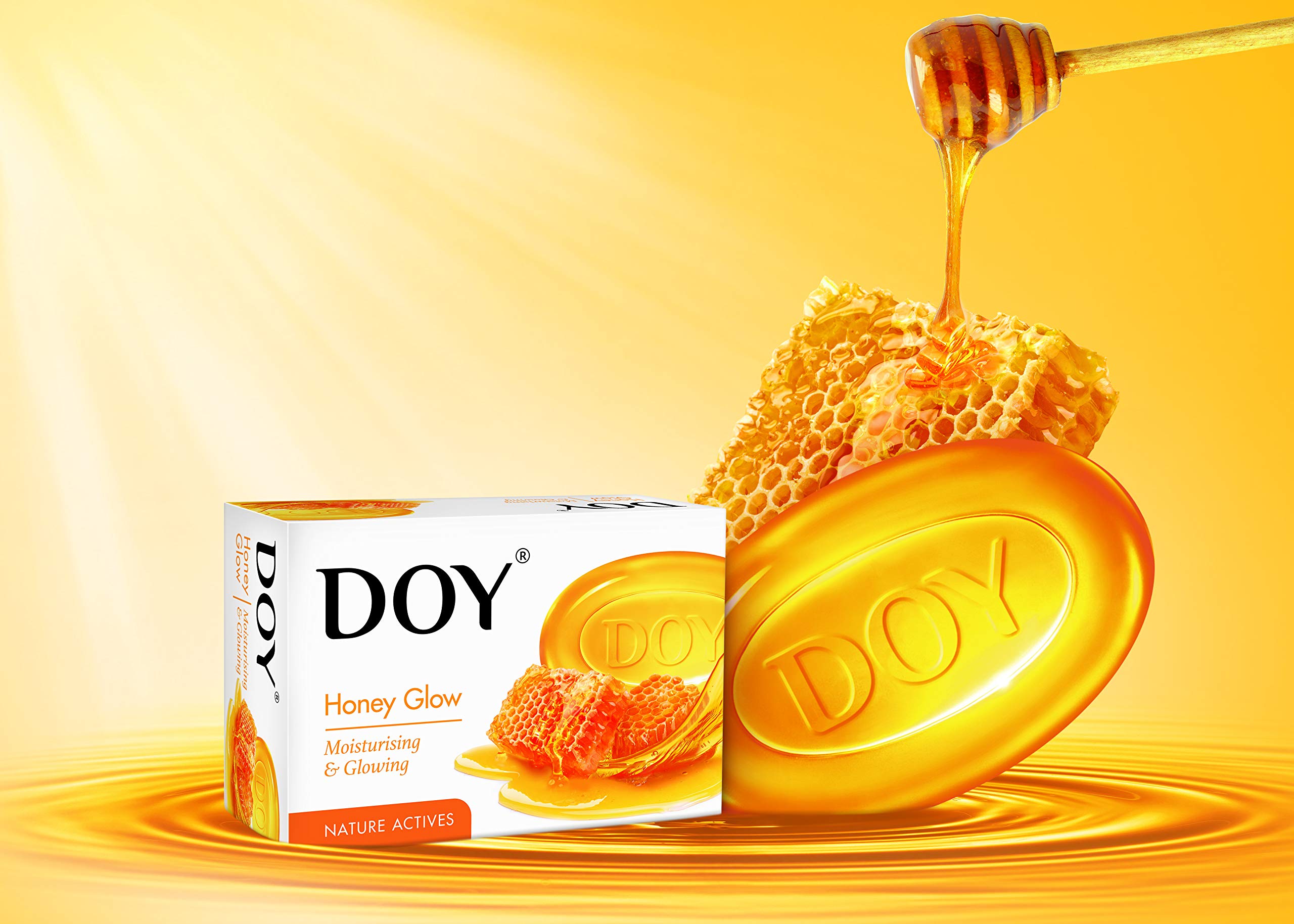 Doy Honey Glow Soap, 125 g (Pack of 4) — Flash AI Score 90/100